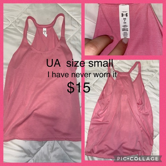 Pink under armour top - Picture 1 of 4